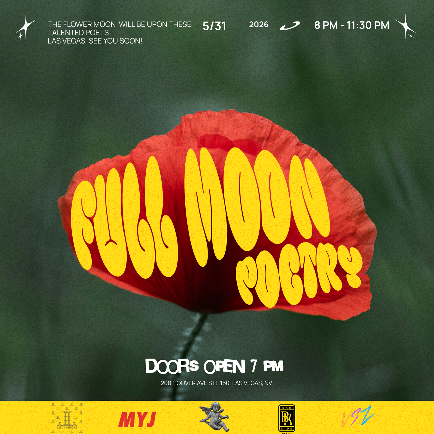 Full Moon Poetry 5/31/26